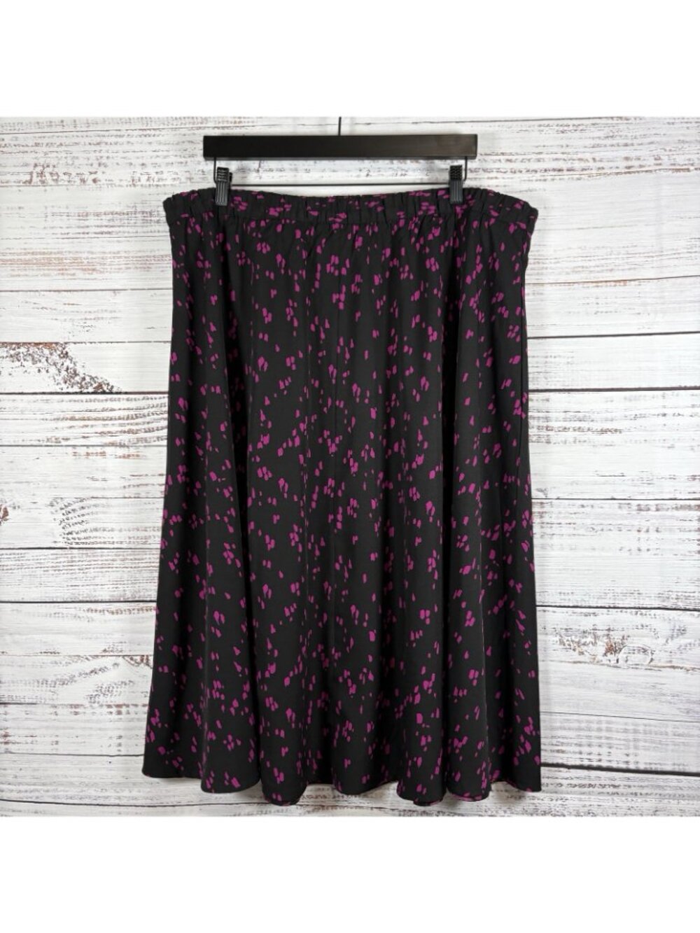 Coldwater Creek Black Pink Floral Reversible Maxi - Picture 6 of 14